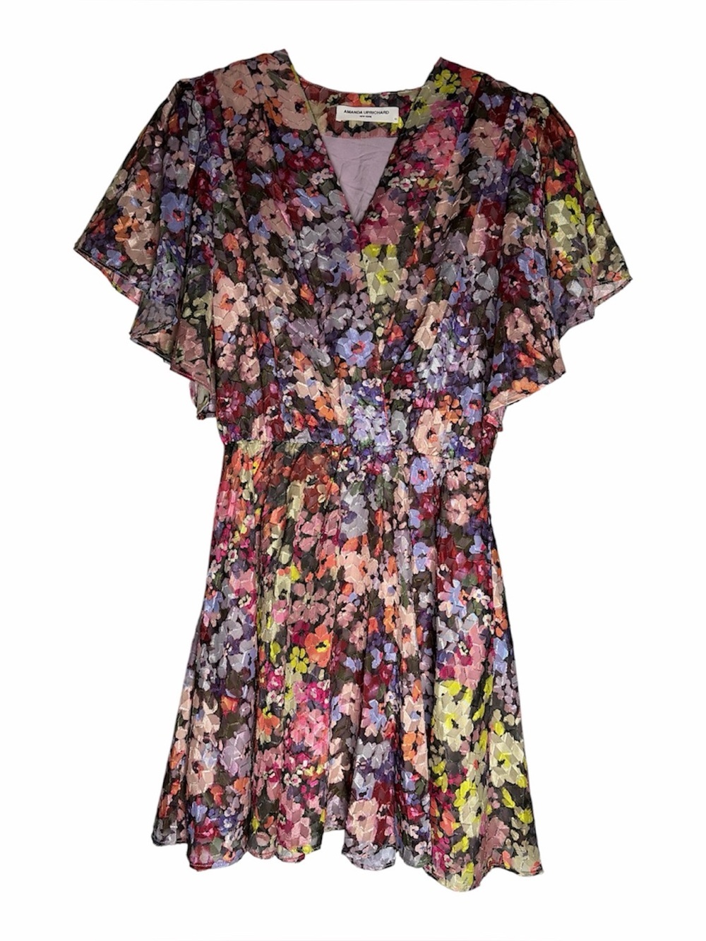 Amanda Uprichard Lucretia Mini Dress in Zahra Fleur Size XS - Picture 2 of 7